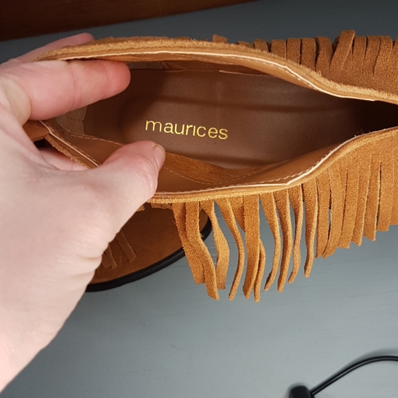 Maurices brown suede fringe booties - Picture 8 of 8